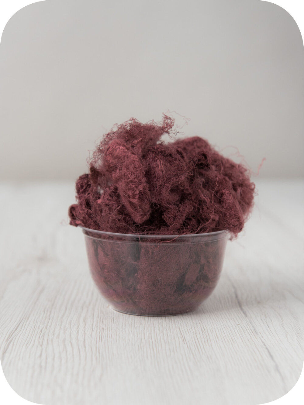 Sari silk waste - ONION, 20 grams