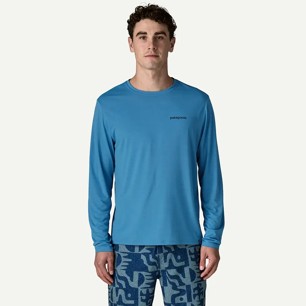 Thumbnail: Patagonia Men's Long-Sleeved Capilene® Cool Daily Shirt - Boardshort Logo