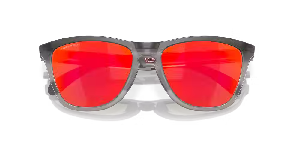 Thumbnail: Oakley Frogskins Range - Matte Grey Smoke/Grey Ink Frame and Prizm Ruby Lenses