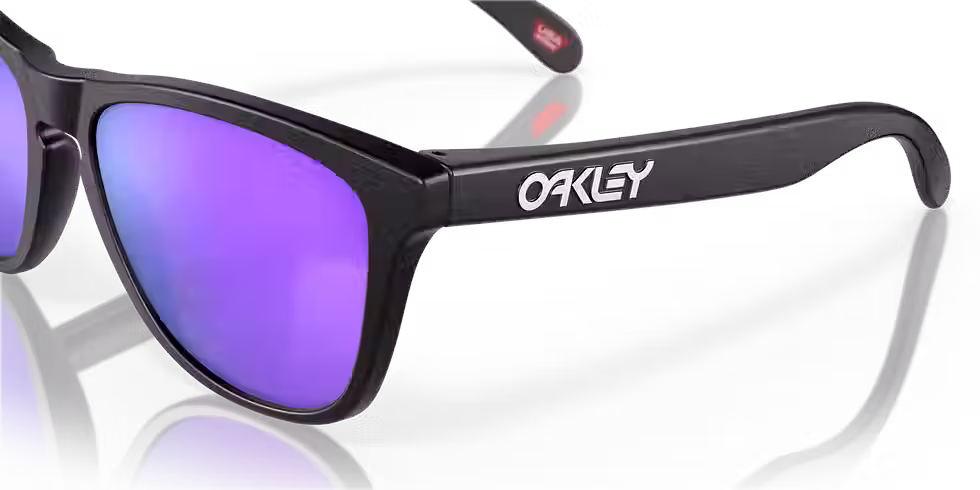 Thumbnail: Oakley Frogskins - Matte Black Frame and Prizm Violet Lenses