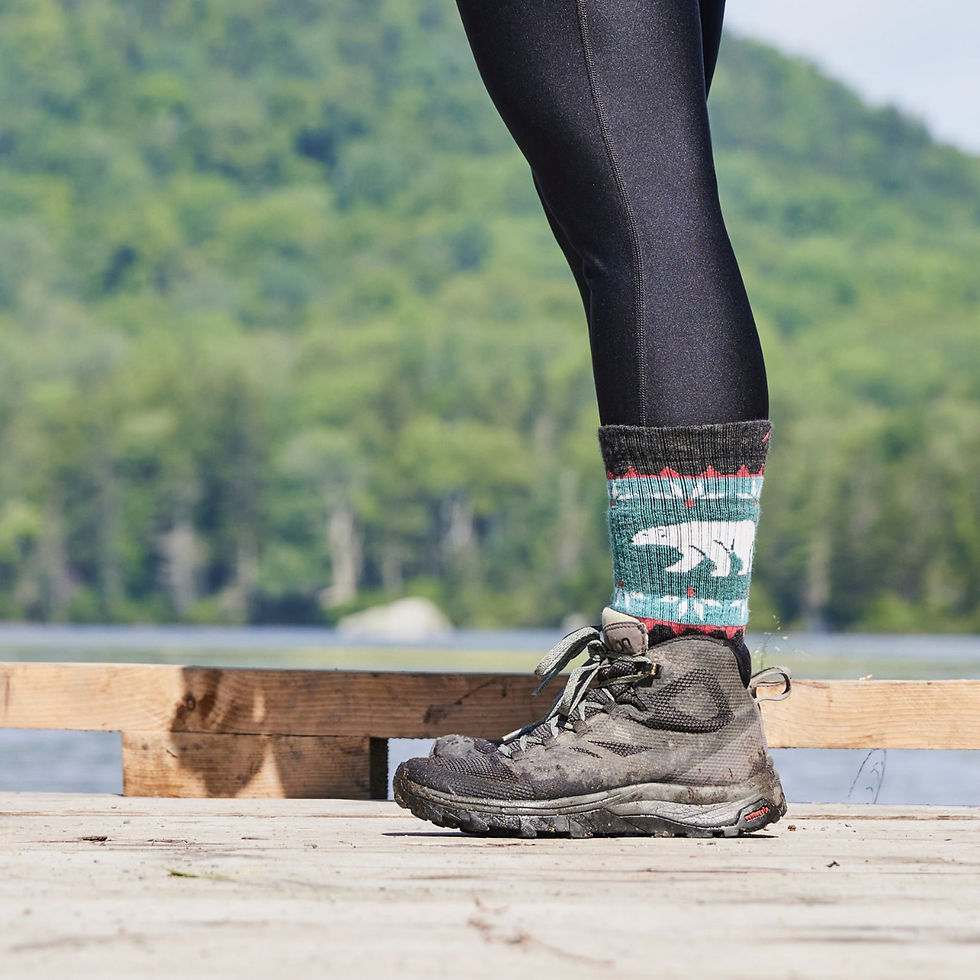 Thumbnail: Darn Tough Women's Vanna Grizzle Midweight Boot Socks