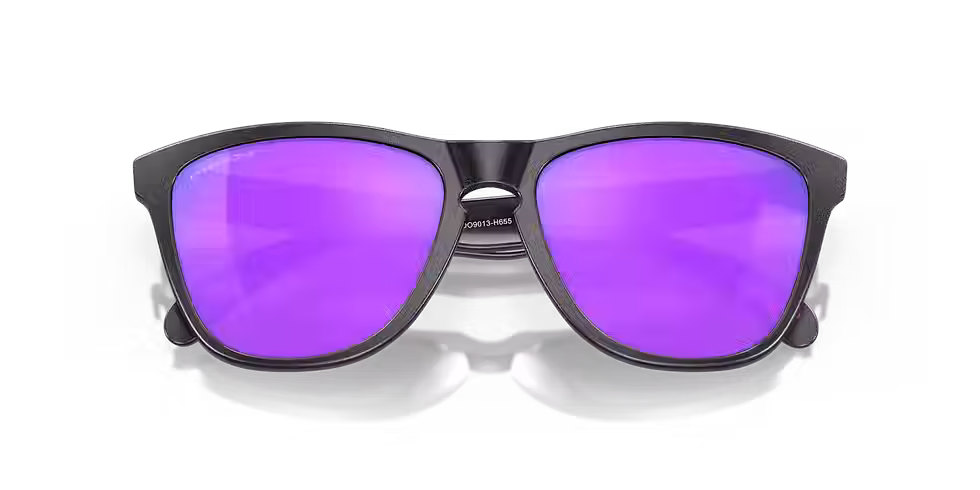 Thumbnail: Oakley Frogskins - Matte Black Frame and Prizm Violet Lenses