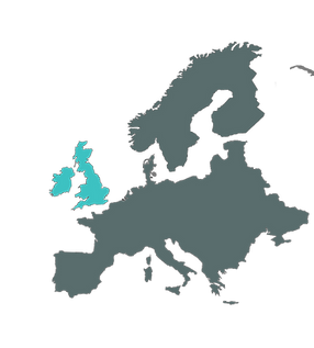 Blue30 PAN EU eurpoe map with balnk background