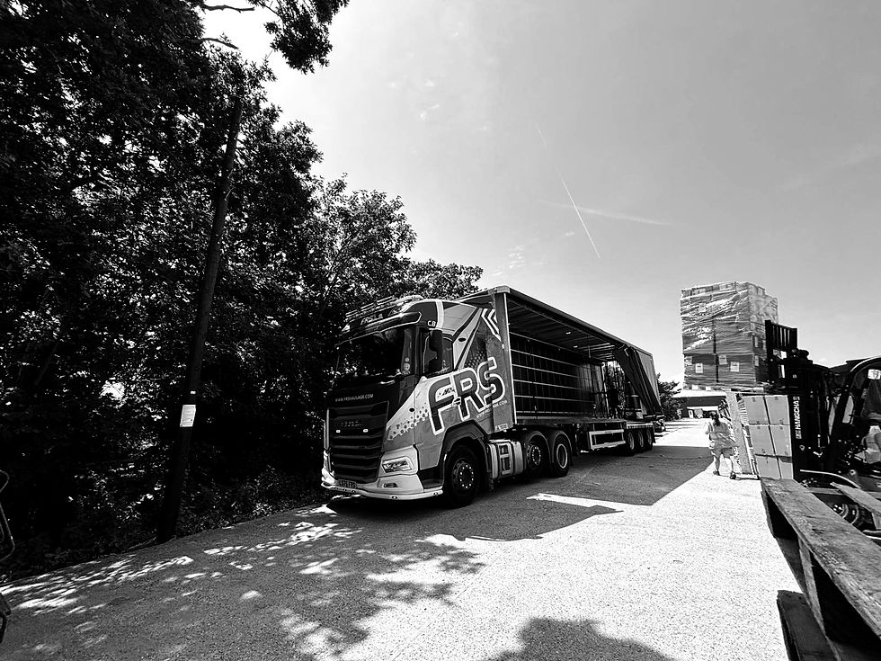 Blue30 Third party logistics truck being loaded