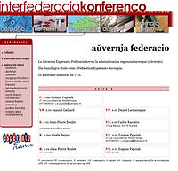 Aŭvernja federacio retpaĝo