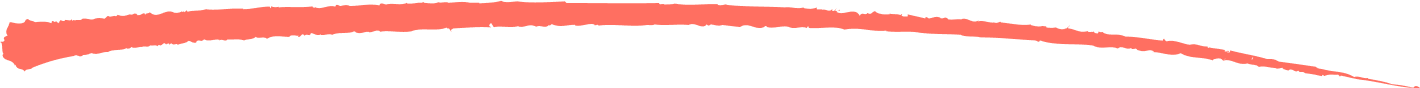 An orange underline swoosh accent