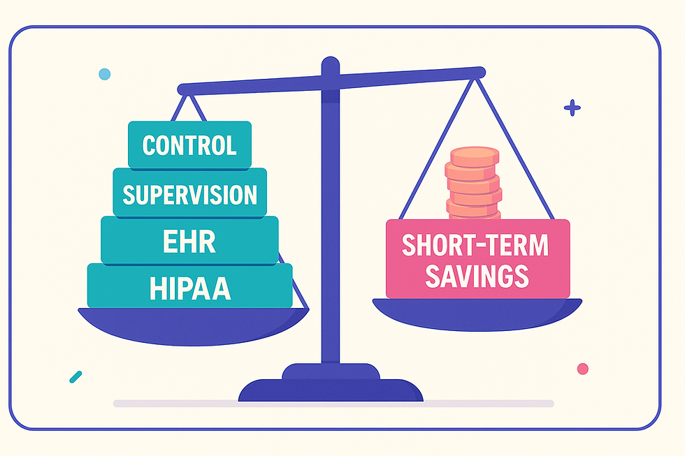 Clinical reality outweighs "short-term savings."