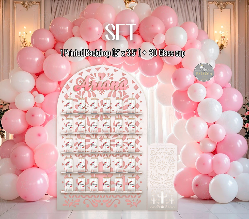 Personalized Mexican Fiesta Backdrop Cielito Lindo Papel Picado Party Decor