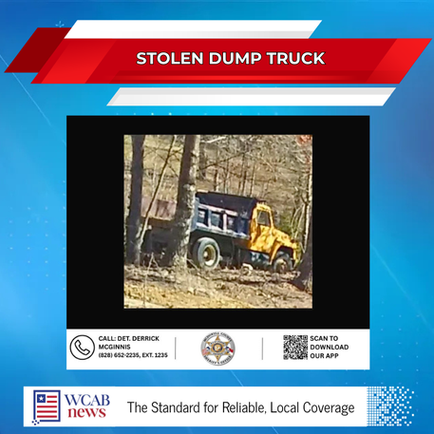 MCSO Seeks Public's Assistance with Stoen Dump Truck