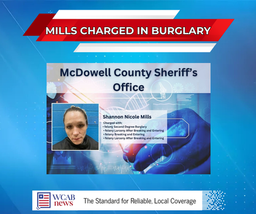 Mills Charged in Burglary Cases from 2020-2023