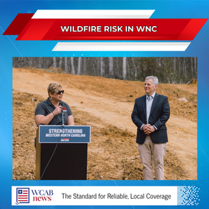 Stein Highlights Wildfire Risk in WNC