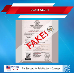Scam Alert: Fake DMV / Court Notice for Unpaid Parking Citations
