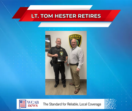 Lt. Tom Hester Retires