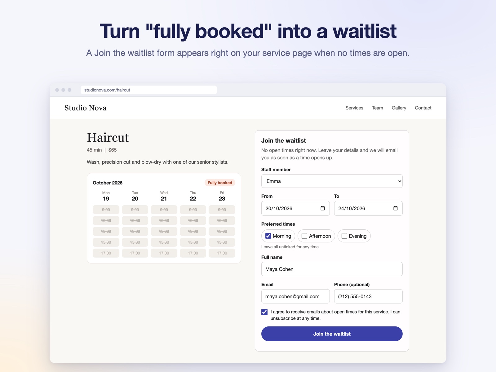 Waitlist Pro: Booking Waitlist screenshot 2