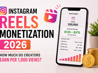 Instagram Reels Monetization 2026: How Much Do Creators Earn Per 1,000 Views?
