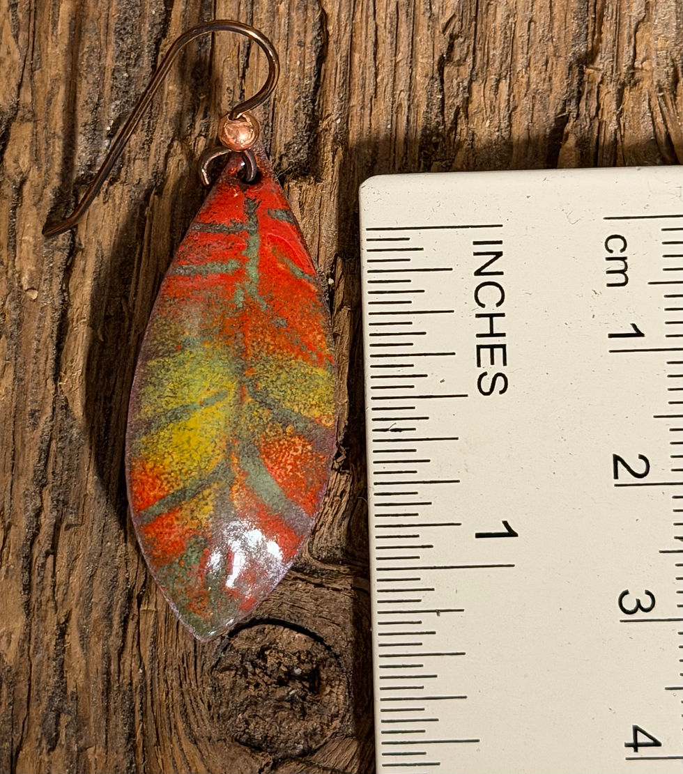 Thumbnail: Autumn Leaf Earrings 