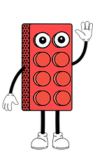 Brock the Block Neutral - The 404s Comedy Mascot