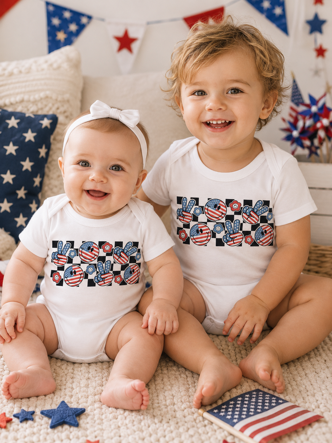 Infant Fourth of July Peace