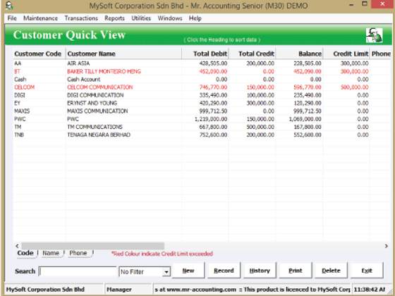 Customer Malaysia Mysoft Corporation