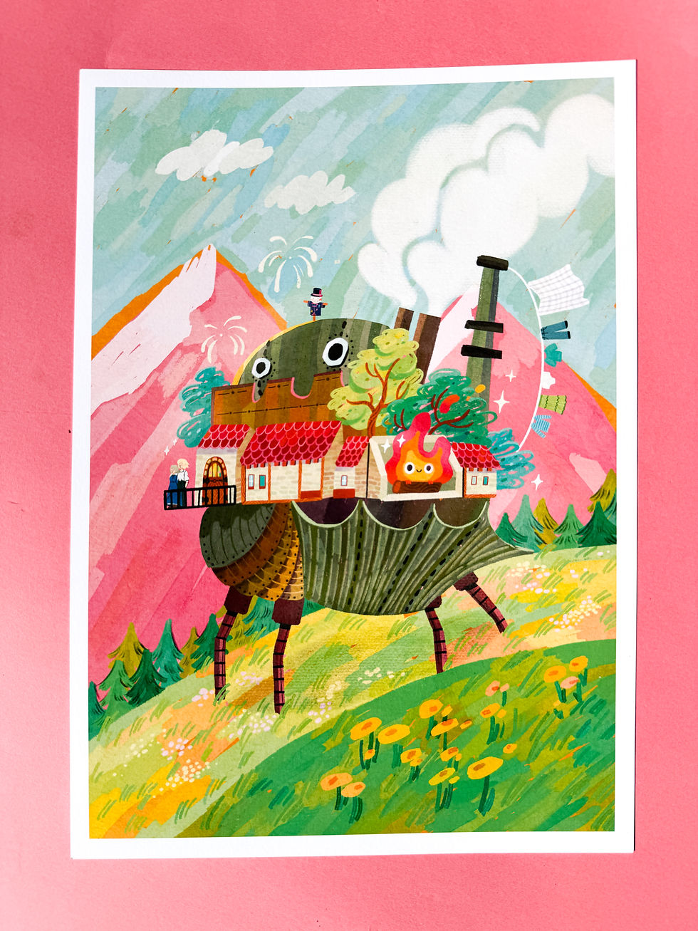 Thumbnail: Howl's Moving Castle A4/A3 Print