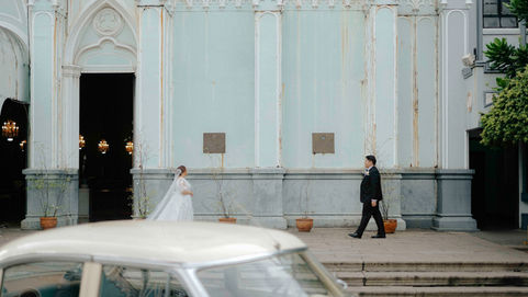 Paulo & Samantha: A San Sebastian Church Wedding Photos