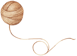 Drawing of Wool Yarn