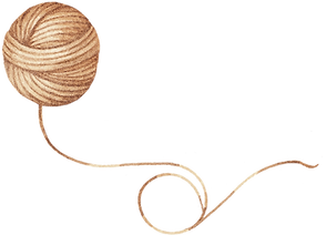 Dibujo de hilo de lana