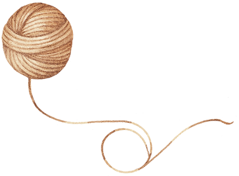 Drawing of Wool Yarn