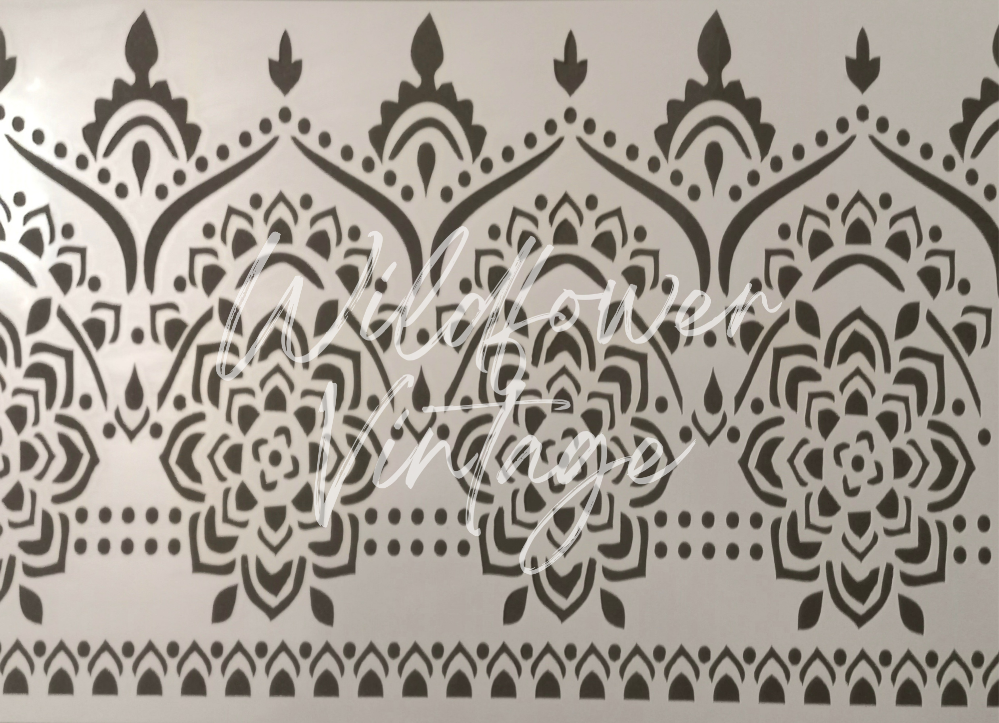 A4 - MOROCCAN LACE BORDER - 038