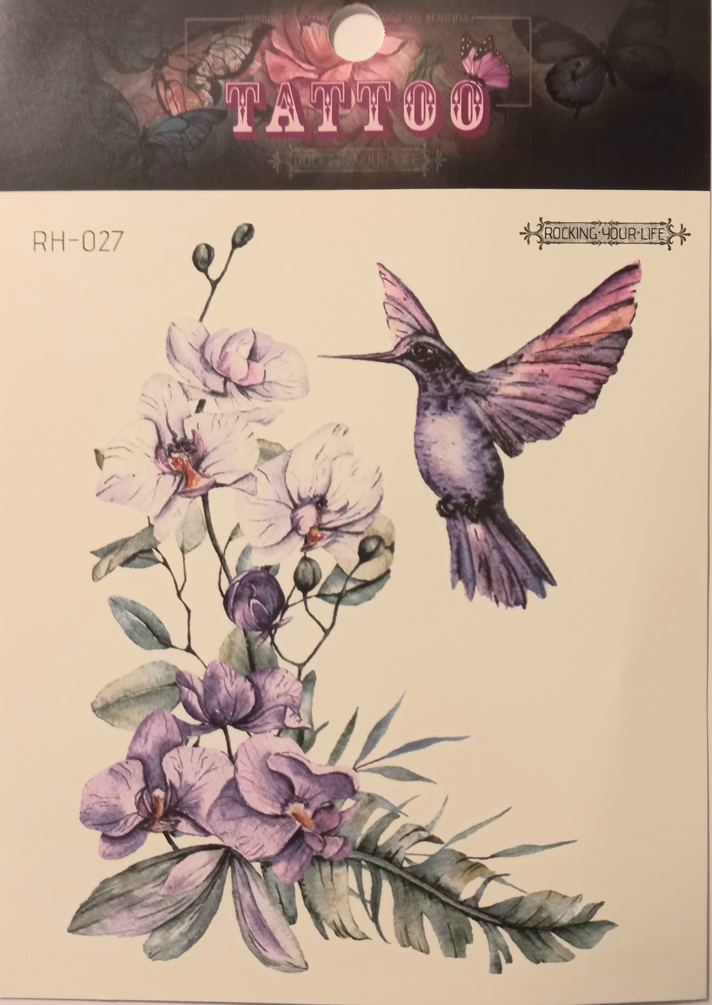 1 SHEET TATTOO TRANSFER