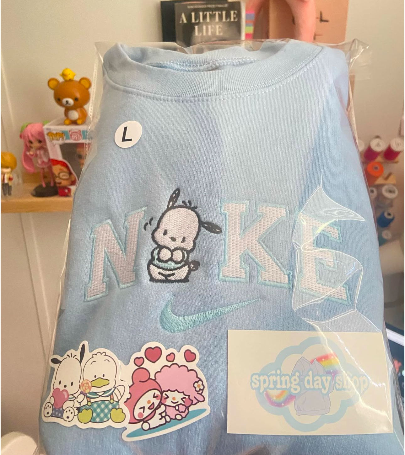 Pochacco Embroidered Crewneck