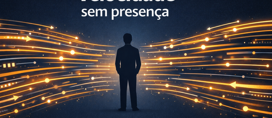 Inteligência artificial no trabalho: velocidade sem presença