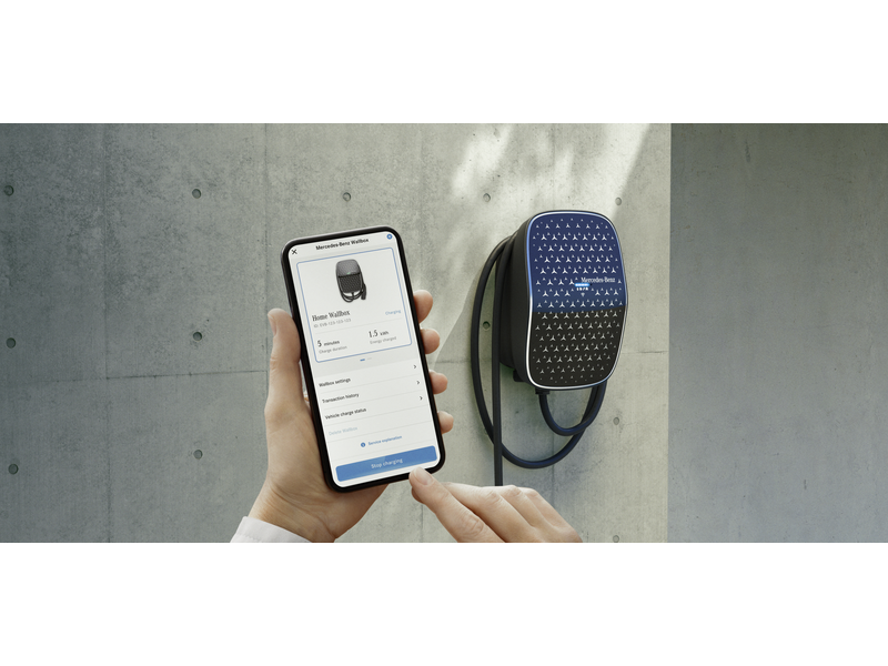 Miniatura: Mercedes-Benz Wallbox con cavo di ricarica fisso, ECE