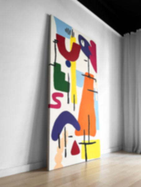 Quadro Espectro | Pintado à Mão