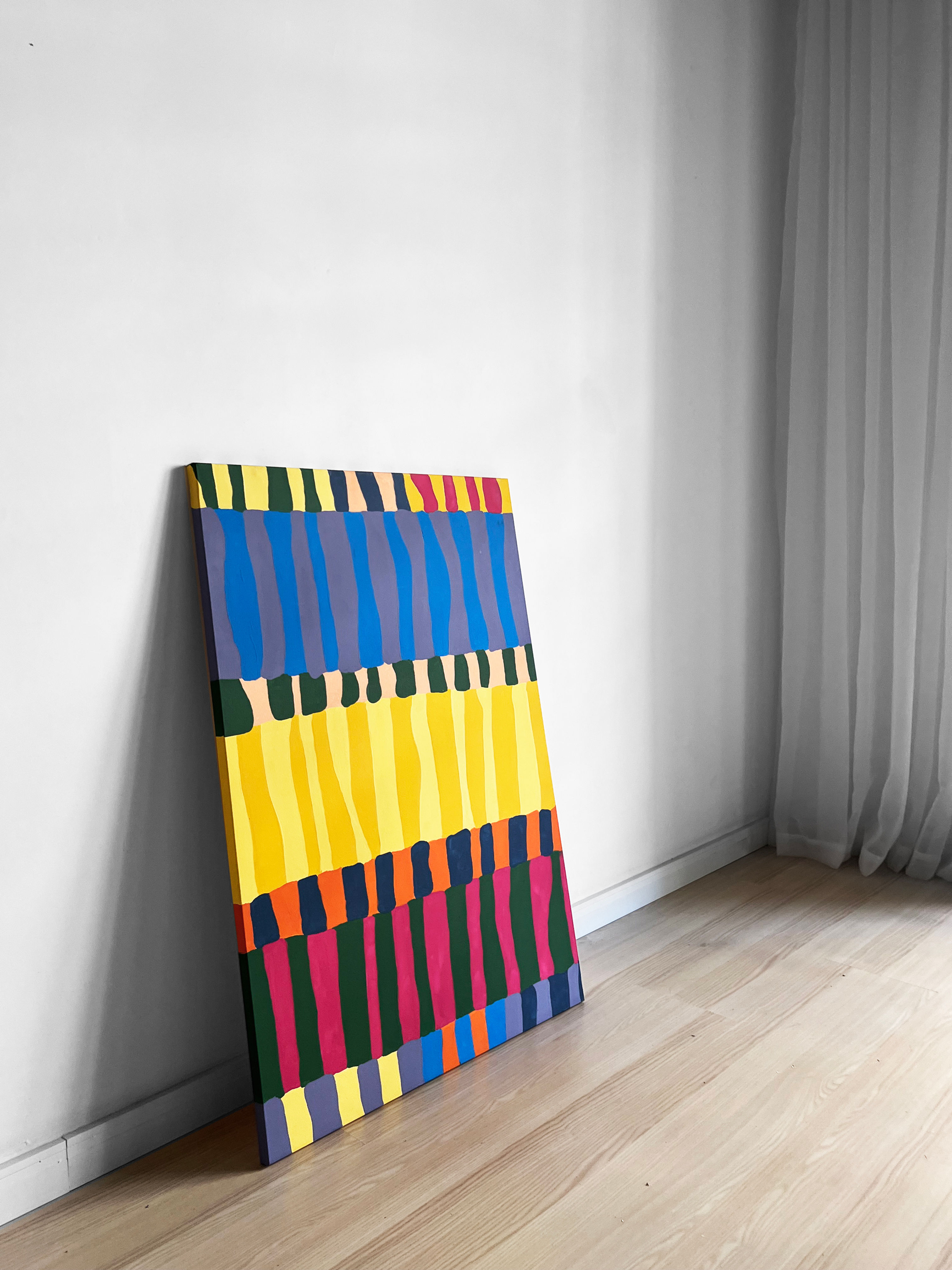 Quadro Buildings | Pintado à Mão