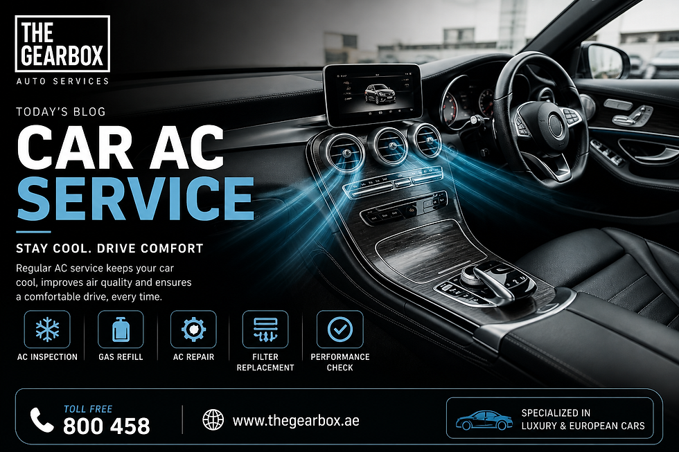 Car AC Service in Dubai – Stay Cool This Summer with Expert AC Repair