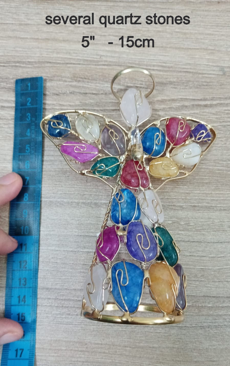 Miniatura: HANDMADE! Angel  Natural Quartz - Made in Mexico