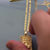 Miniatura: 14k Gold Plated Praying Hands Necklace - Cadena en Oro Laminado Manos Orando