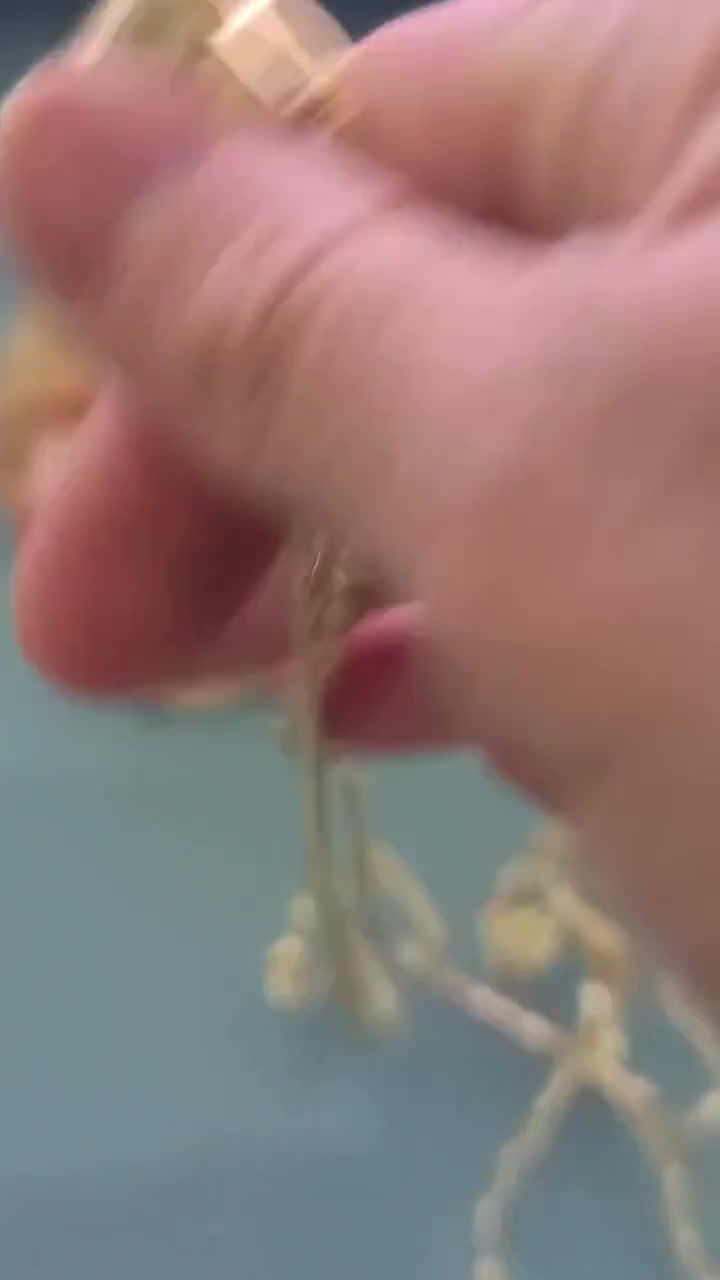 Miniatura: 14k  Gold Plated "Holy Death" Santa Muerte Necklace