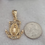 Miniatura: 14k Gold Plated Anchor Virgin Mary Necklace  ~ Toddler Religious Guadalupe