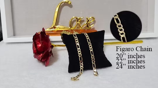 Miniatura: 14k Gold Plated St. Jude Necklace, Cadena de San Judas