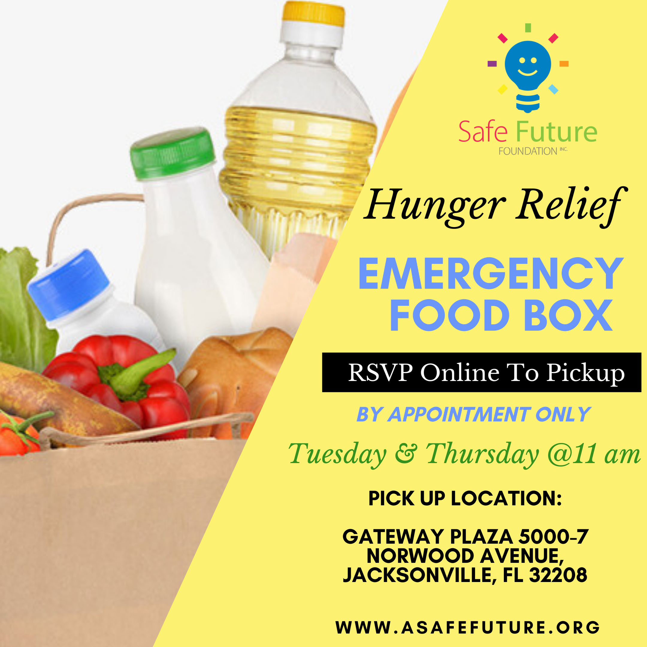 Emergency Food Box Giveaway
