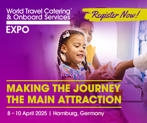 World Travel Catering & Onboard Services Expo8-10 April 2025Hamburg Messe, Germany 
