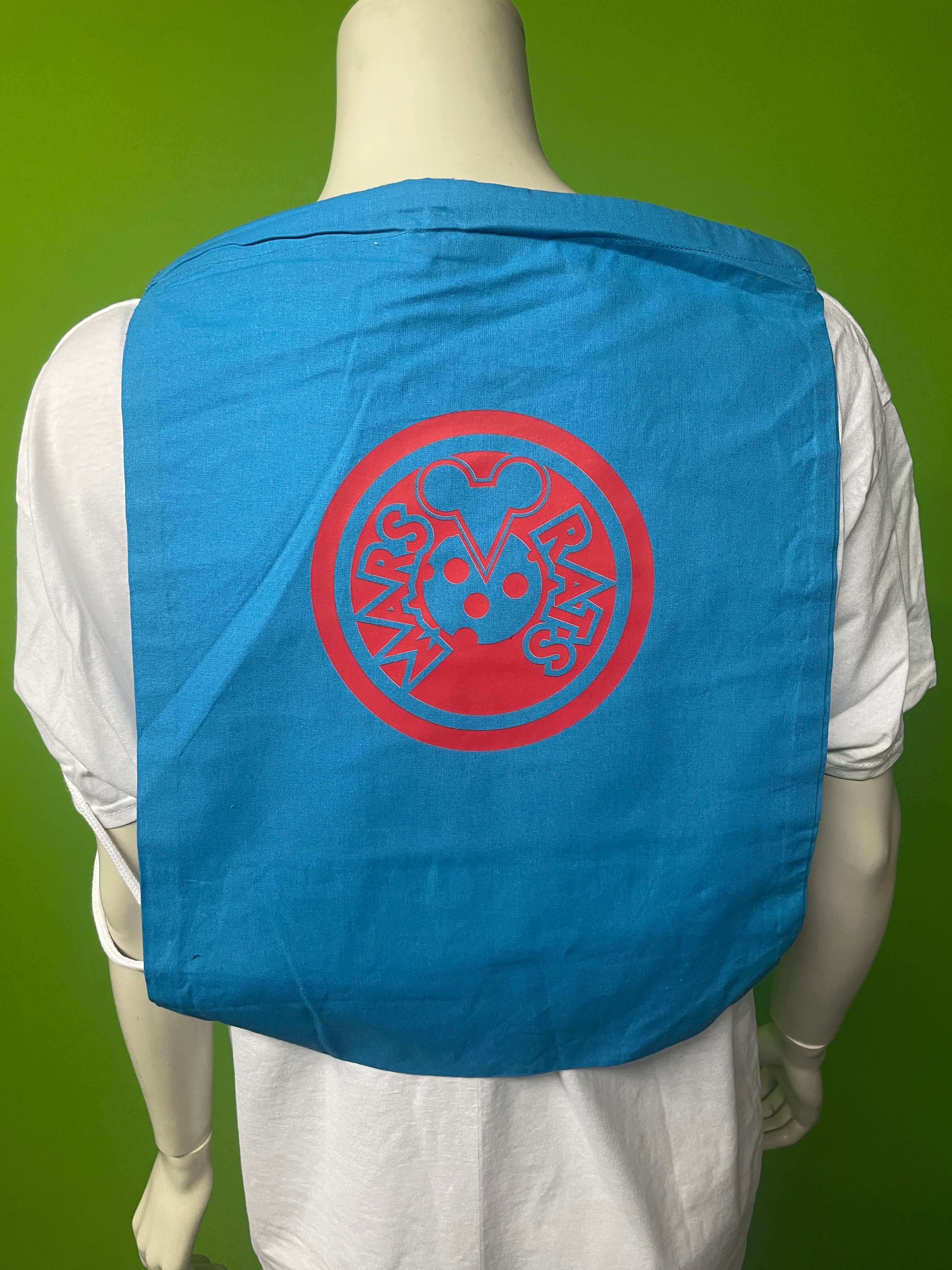 Mars Rats Draw String Bag Blue/Red