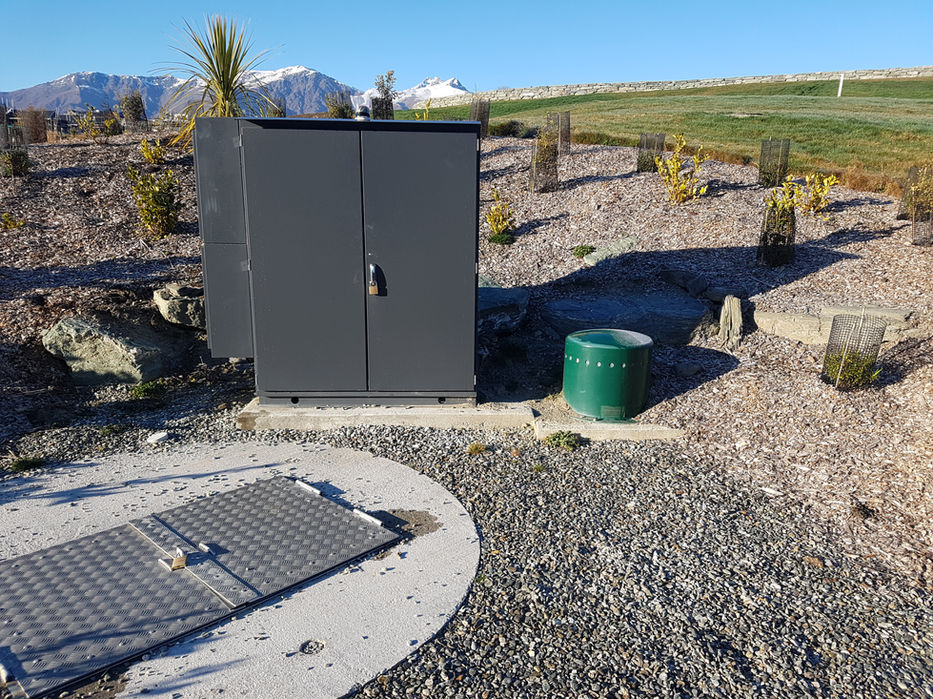 drain laying and underground services install pump station