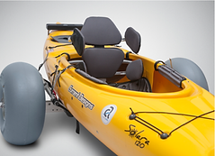 kayak chariot, adaptive paddle, kayak