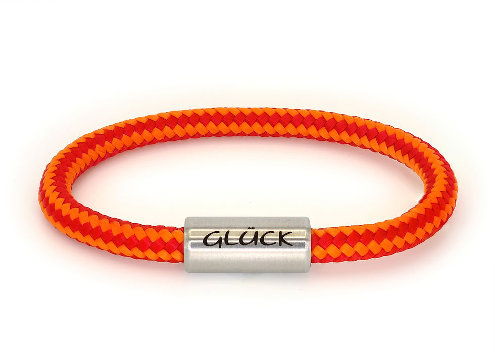 "Laramba" rot orange "Glück"