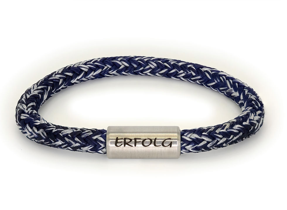 "Bendigo" dunkel blau meliert "Erfolg"