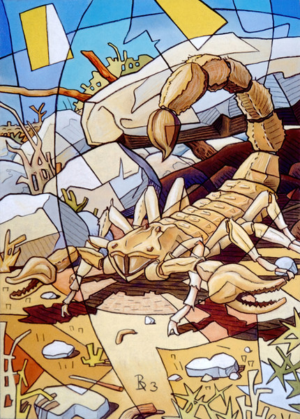 Skorpion in der Wüste