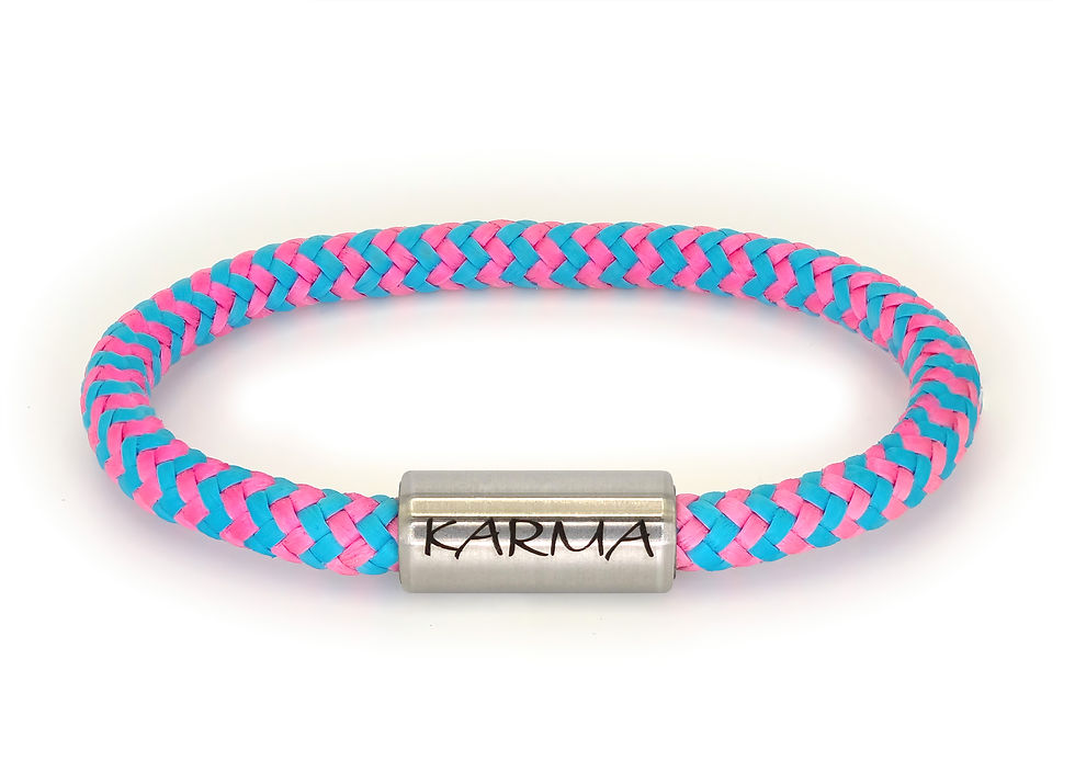 "Hay" rosa blau "Karma"